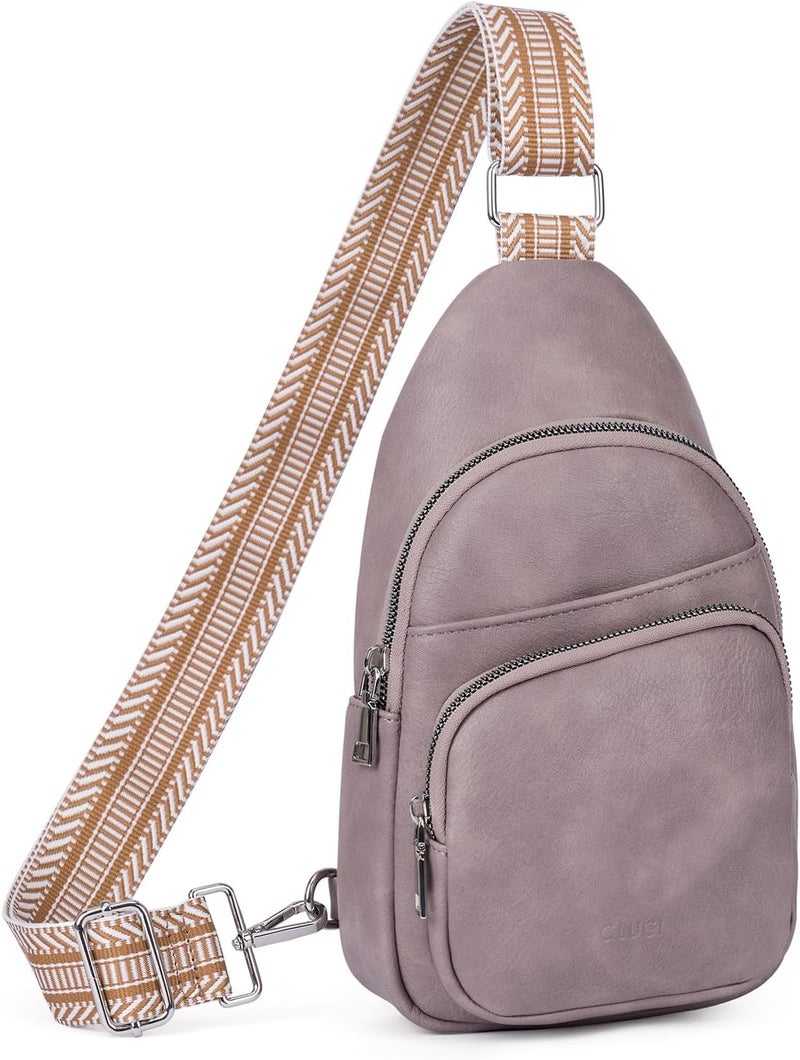 CLUCI Small Sling Bag for Women, Vegan Leather Fanny Pack Crossbody Bags for Women, Unique Birthday Gifts - Image 1